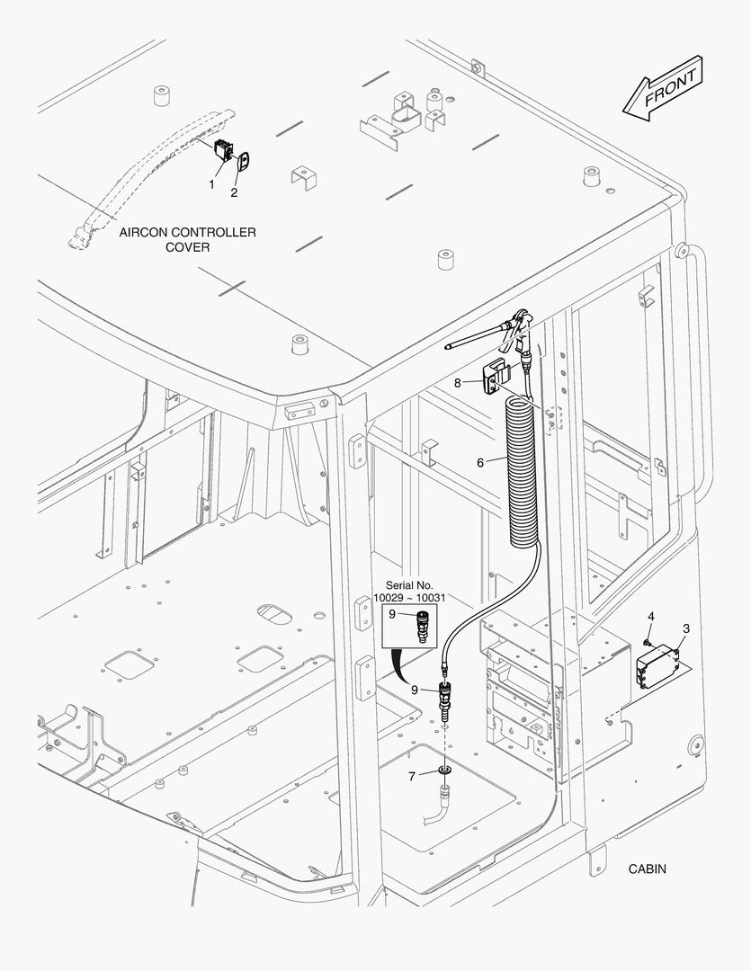 5740 AIR COMPRESSOR MOUNTING - ELECTRIC