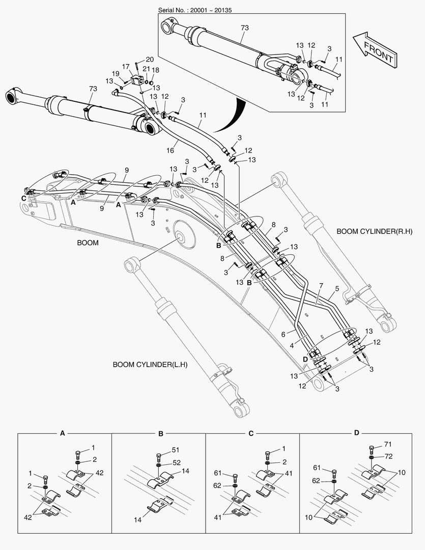 ГИДРОСИСТЕМА СТРЕЛЫ - СТРЕЛА 6.3 м