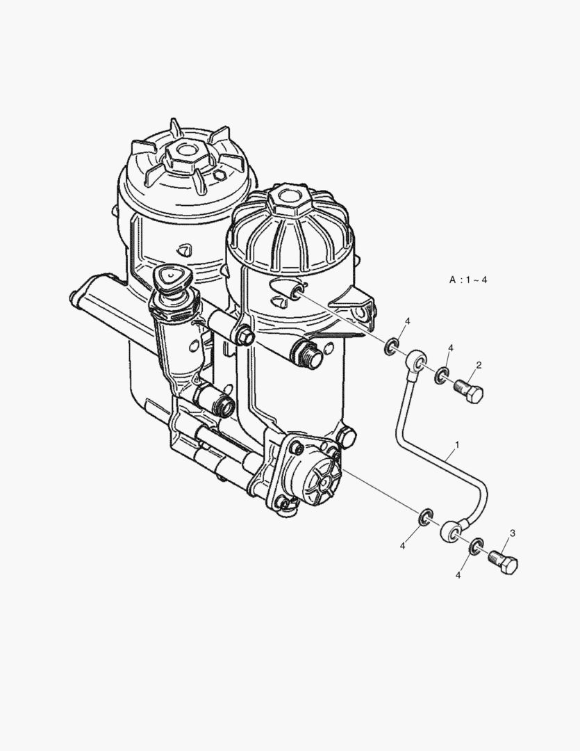 059 CONVERSION KIT, BLEED PIPE, FUEL FILTER UNIT
