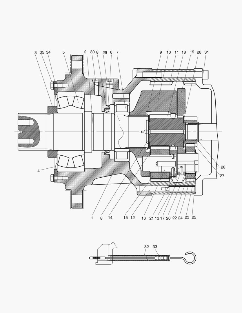 6140 SWING REDUCTION GEAR(1) [1~15]