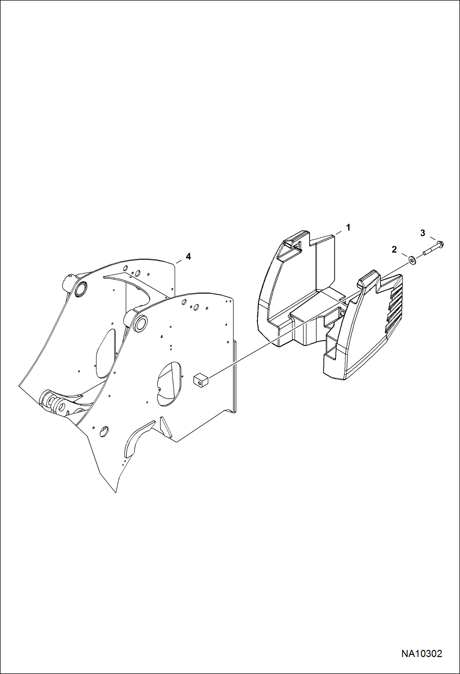 ПРОТИВОВСЕС (СЕРИЙНЫЙ НОМЕР B3G511001 И ВЫШЕ, B3GJ11001 И ВЫШЕ)