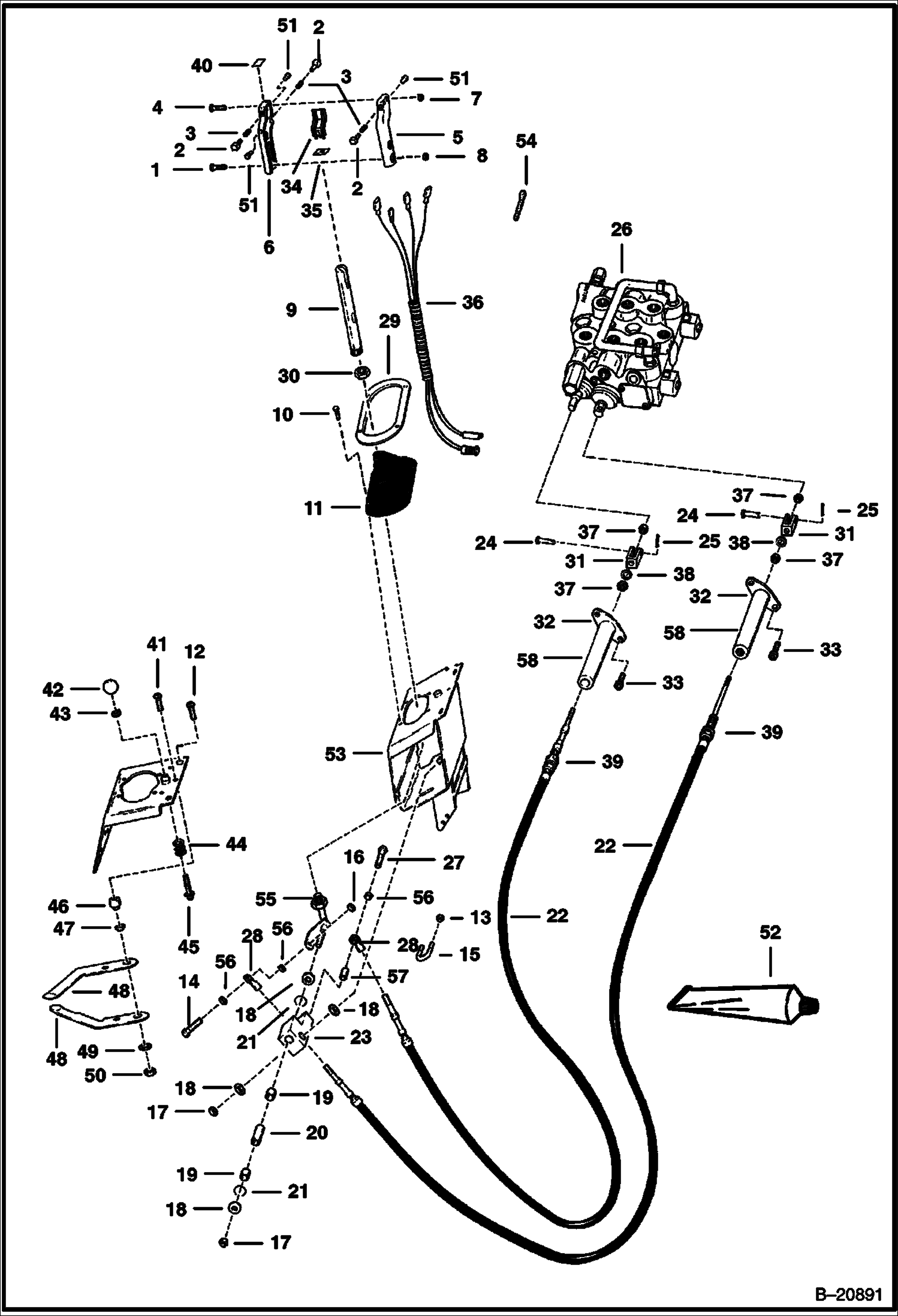 ГИДРАВЛИЧЕСКИЙ ПОДЪЕМ И МЕХАНИЗМ УПРАВЛЕНИЯ КОВШОМ (ДЖОЙСТИК УПРАВЛЕНИЯ)