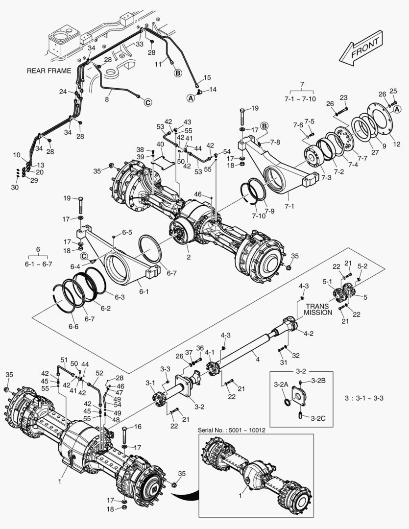 1140 AXLE & DRIVE SHAFT