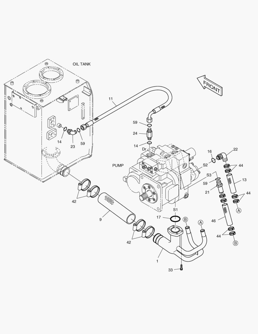 1280 OIL COOLER PIPING(2) [1001~1216]