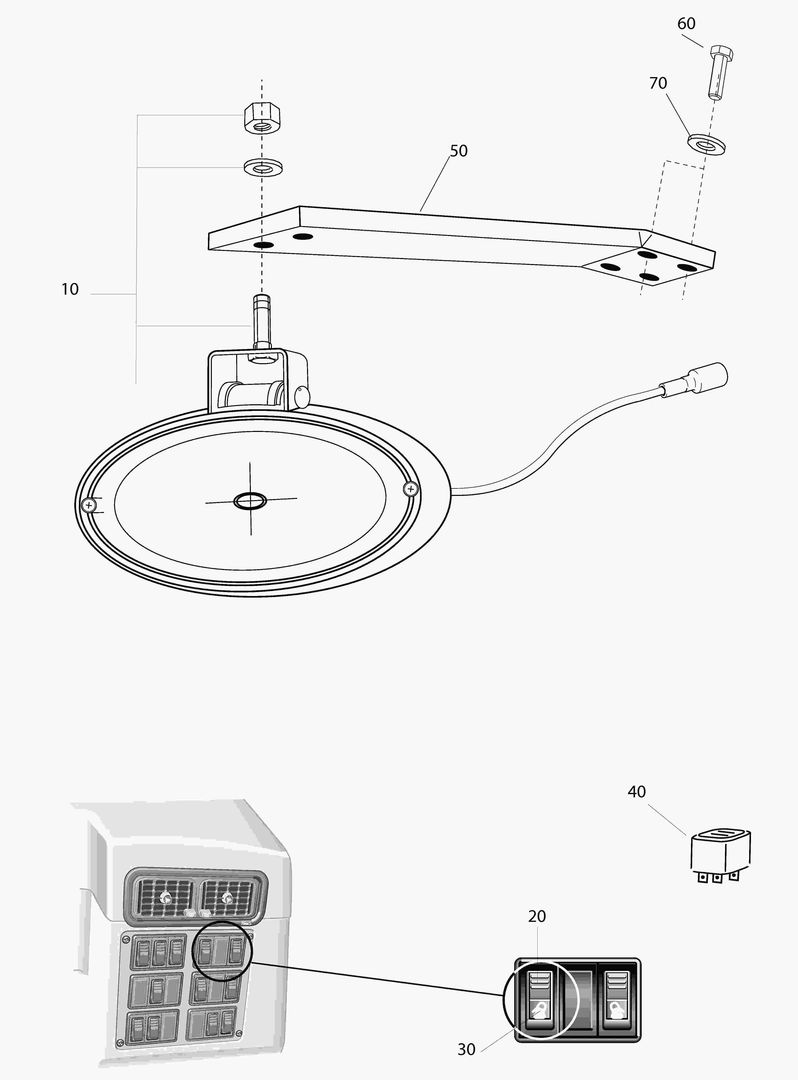 G500-20 WORK LIGHT