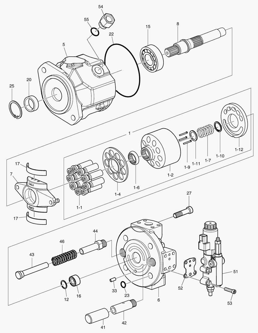 НАСОС - ПРИВОД ВЕНТИЛЯТОРА(БЕЗ ВРАЩЕНИЯ)