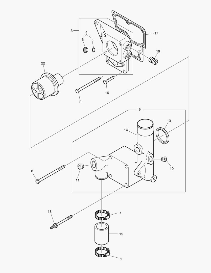 023 THERMOATAT HOUSING
