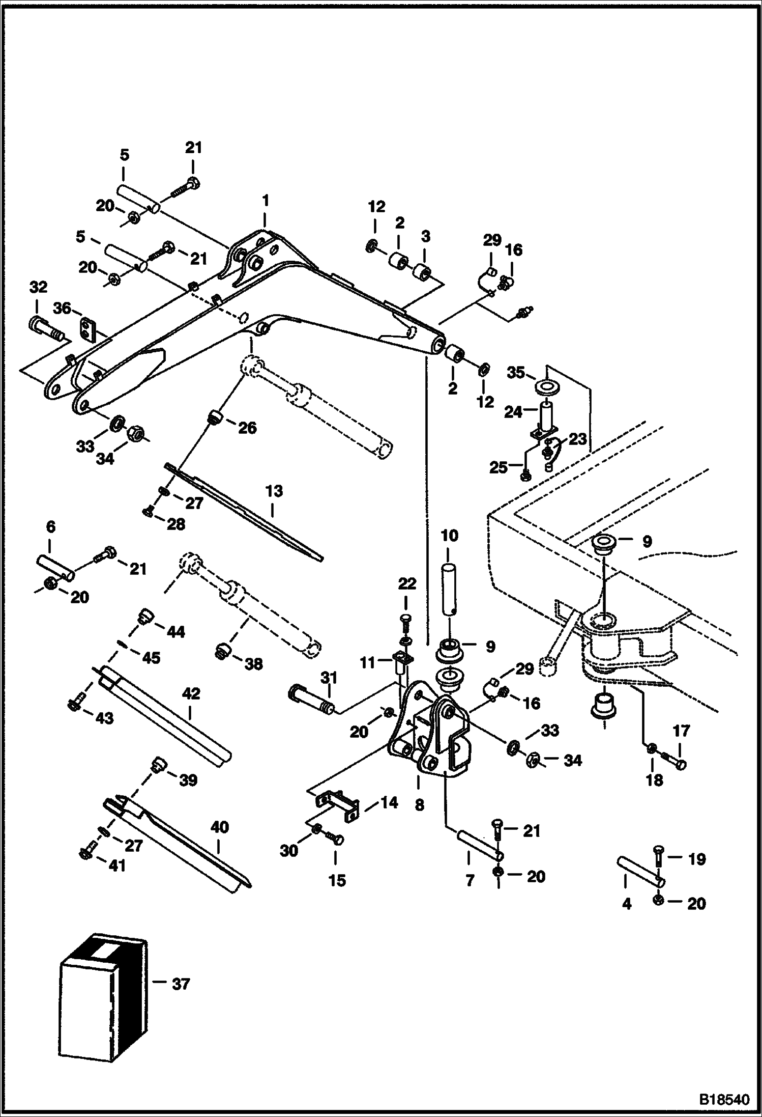 ПОВОРОТНЫЙ КРОНШТЕЙН И СТРЕЛА
