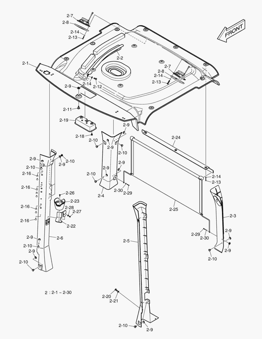 КАБИНА(3) - ВНУТРЕННИЕ ЛИСТЫ