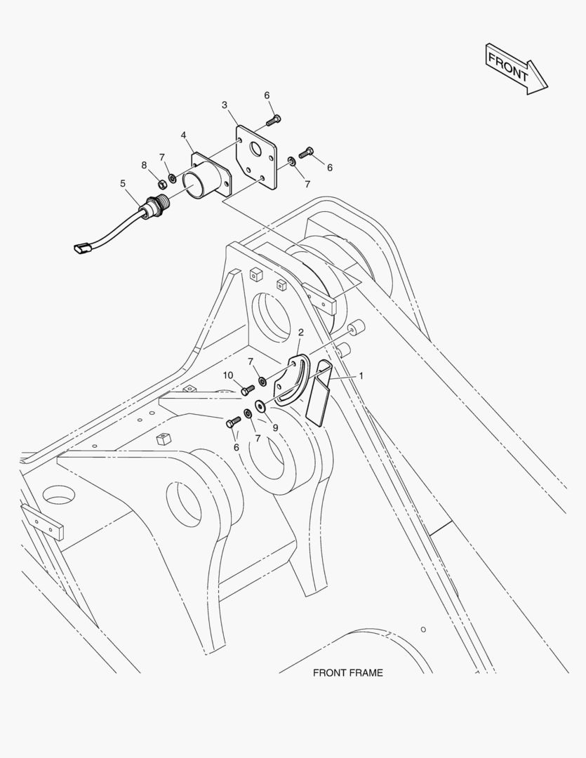 УДАРНАЯ РУКОЯТЬ ПОДЪЕМА В СБОРЕ