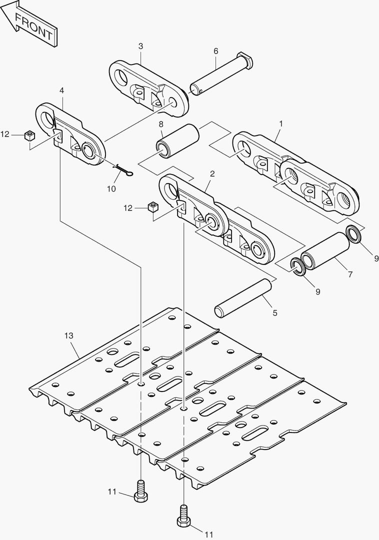 БАШМАК ГУСЕНИЦЫ В СБОРЕ