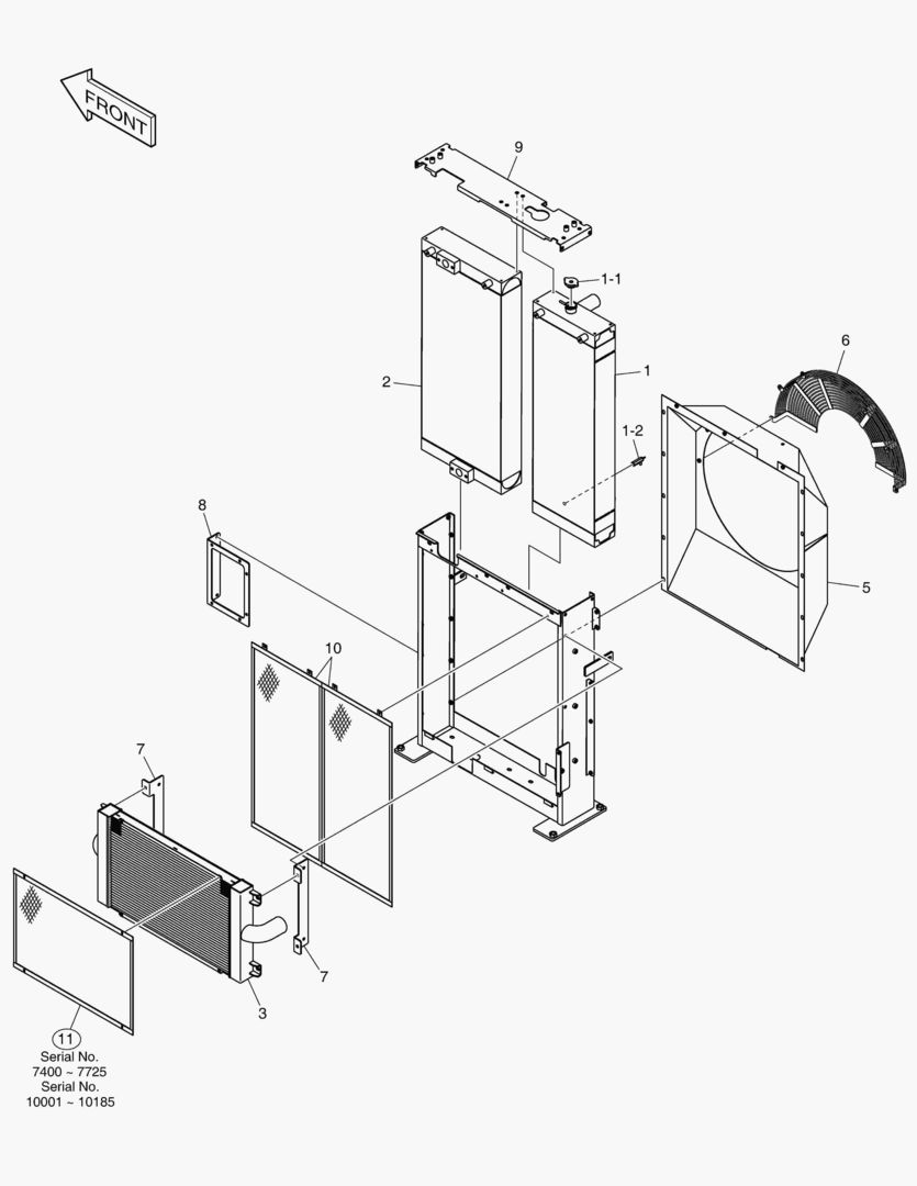 1141 RADIATOR [7400~]