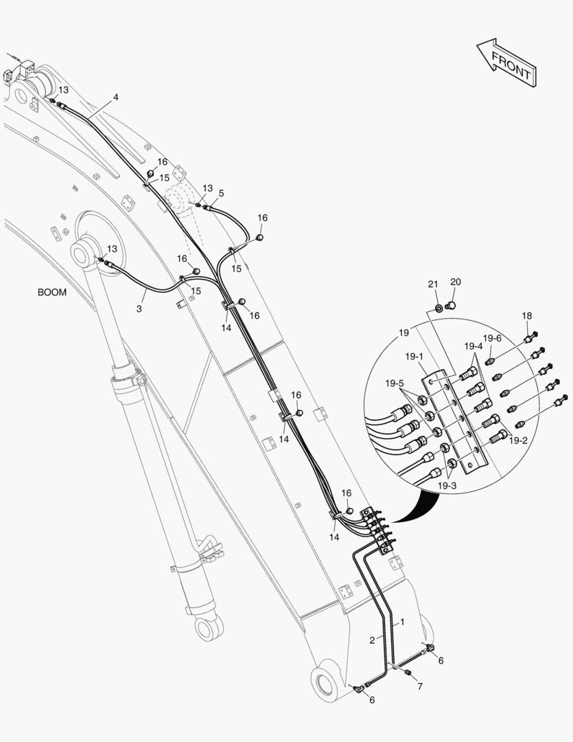 ТРУБОПРОВОД СМАЗОЧНОЙ СИСТЕМЫ - СТРЕЛА