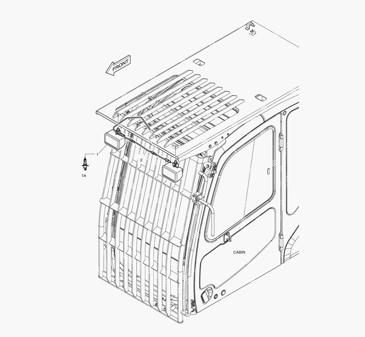 РАБОЧАЯ ФАРА(2-ЛАМПЫ)