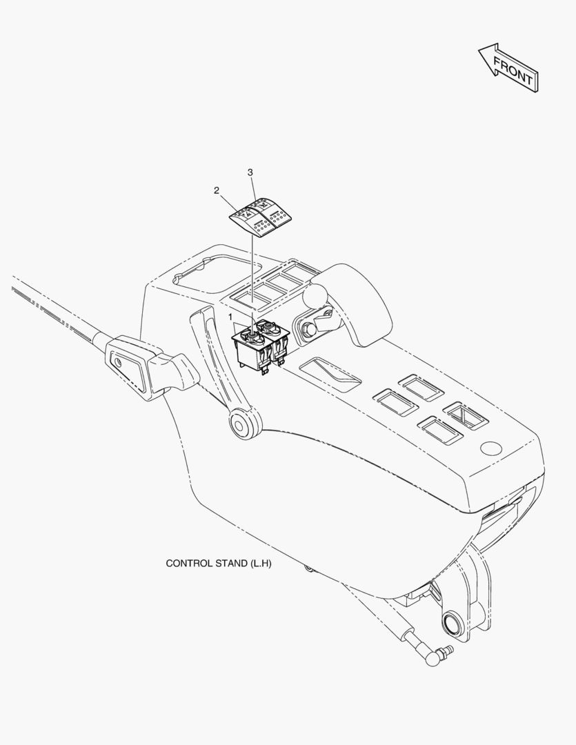 ВКЛЮЧАТЕЛЬ - ПЕРЕДНИЙ АУТРИГЕР