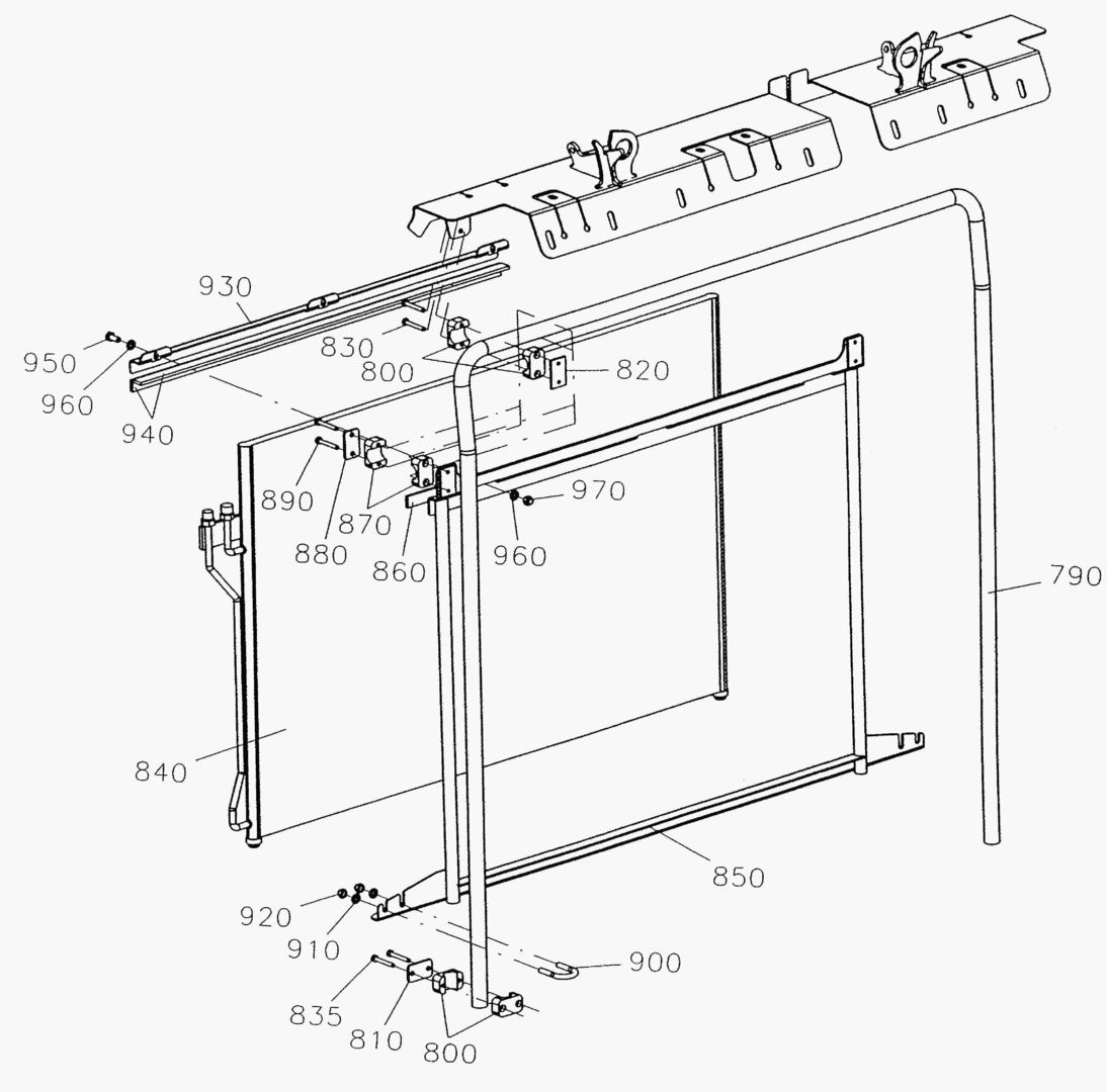 G040-6 RADIATOR SHELL ASS`Y AC CONDENSER
