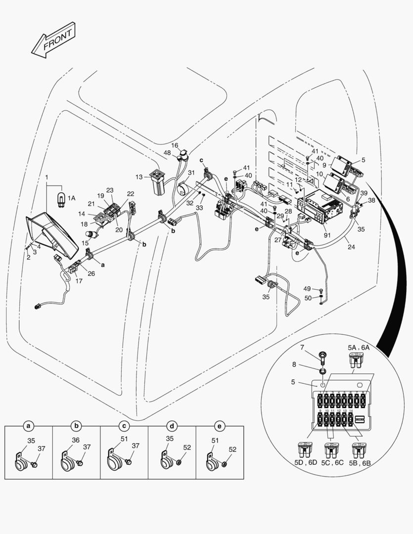 1670 ELECTRIC PARTS - CABIN [5001~10002]