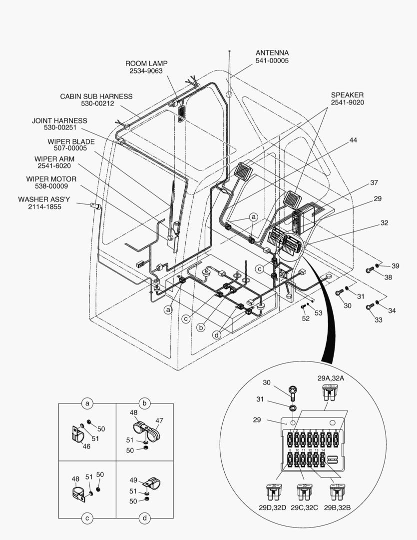 ЭЛЕКТРИЧЕСКИЕ ЗАПЧАСТИ(4)-КАБИНА