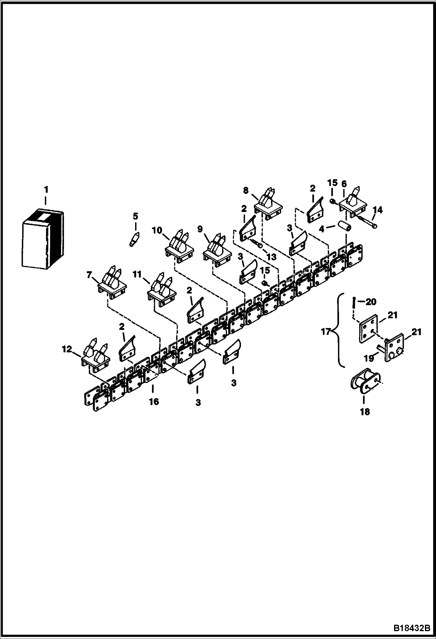 НАБОР ЗУБЬЕВ ИЗ КАРБИТА) (152 ММ (6--) ШИРОКИЕ) (LT313)