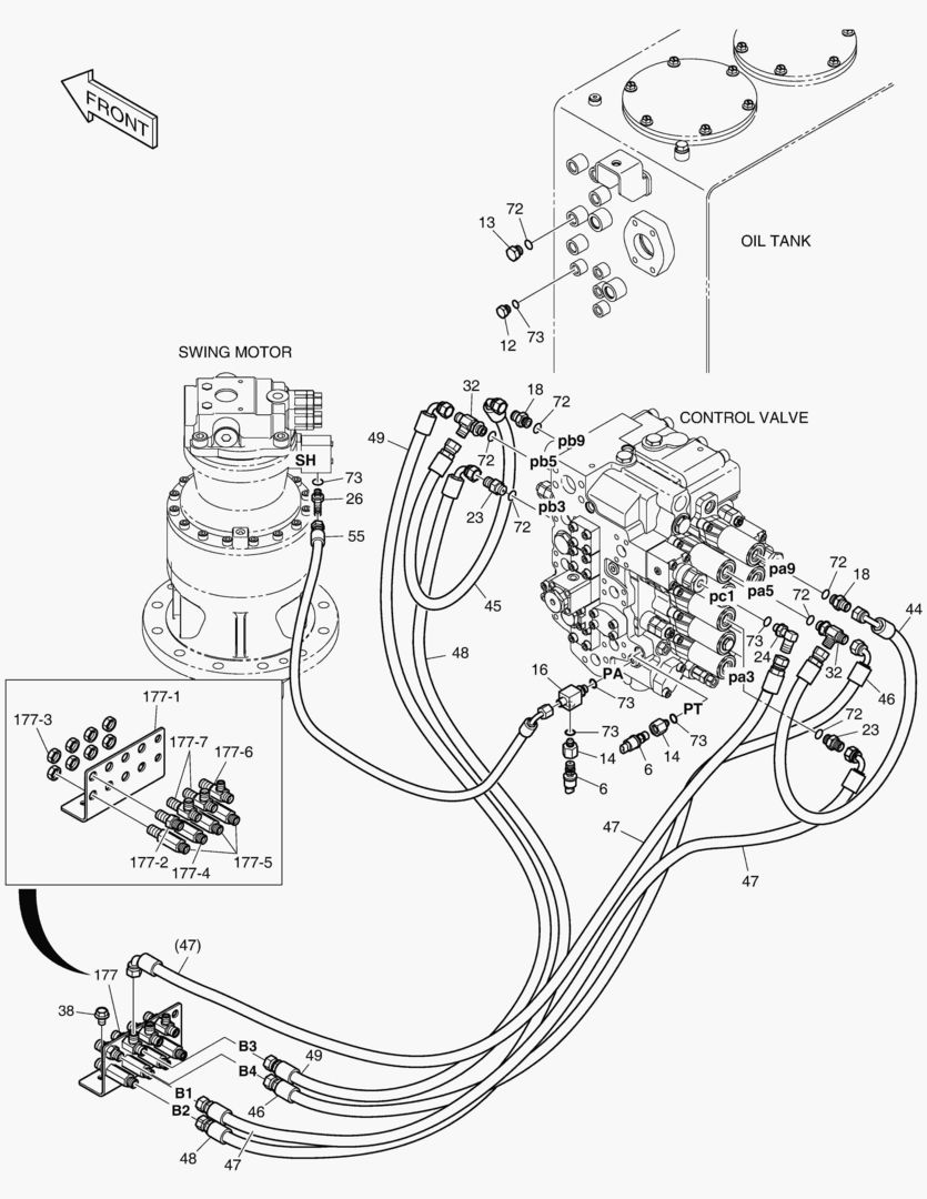 ТРУБОПРОВОД СЕРВОУПРАВЛЕНИЯ(3)