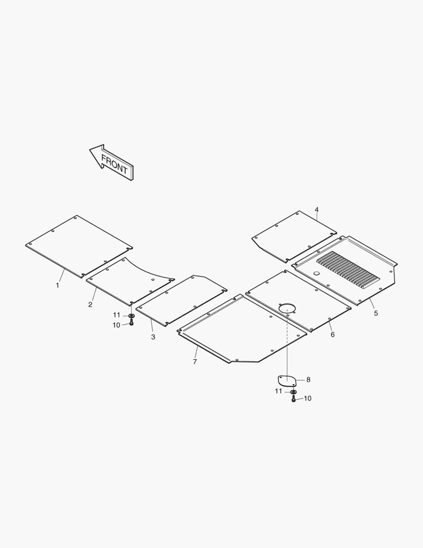 ОБТЕКАЕМАЯ ПОДКУЗОВНАЯ ПАНЕЛЬ