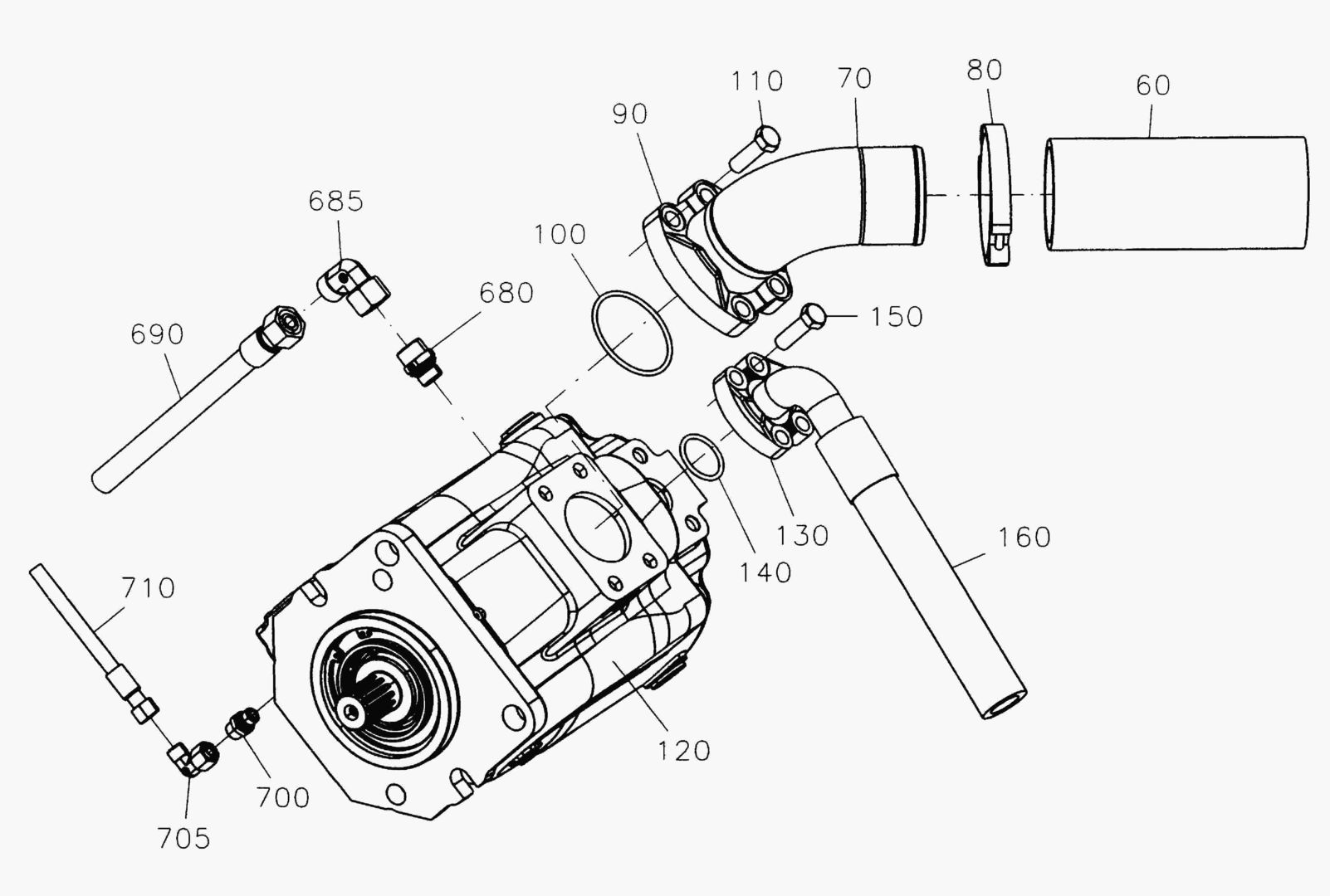 G190-14 MAIN HYDRAULIC PUMP