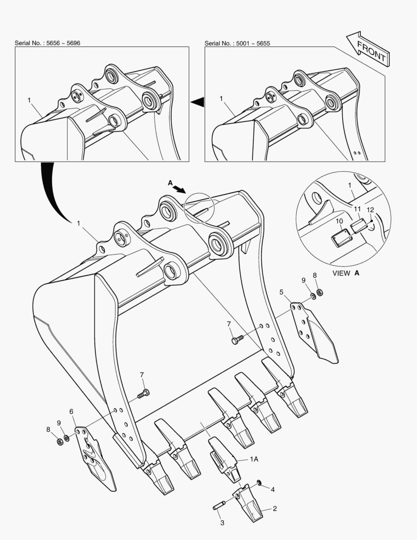 6460 BUCKET ASS`Y - 1.17mВі