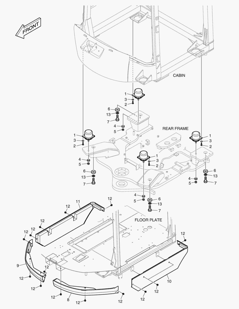 УСТАНОВКА КАБИНЫ