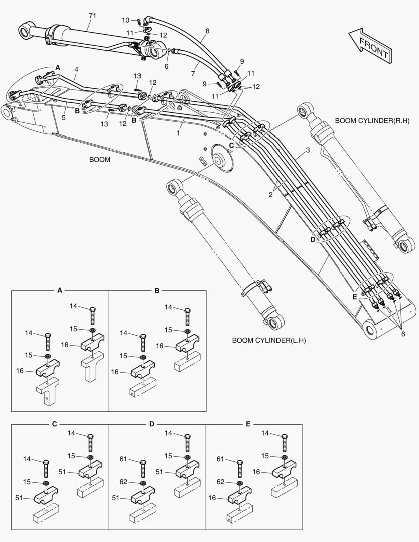 ГИДРОСИСТЕМА СТРЕЛЫ - СТРЕЛА 4.6 м
