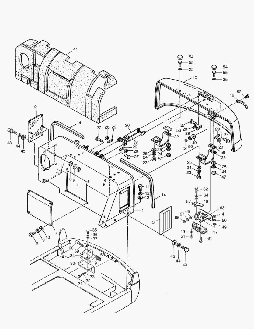 1181 ENGINE COVER [700~]