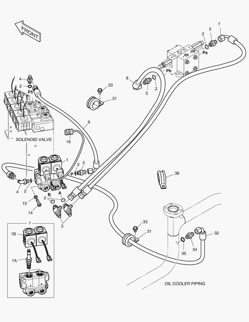 ТРУБОПРОВОД СЕРВОУПРАВЛЕНИЯ(1) - ВРАЩАЮЩИЙСЯ