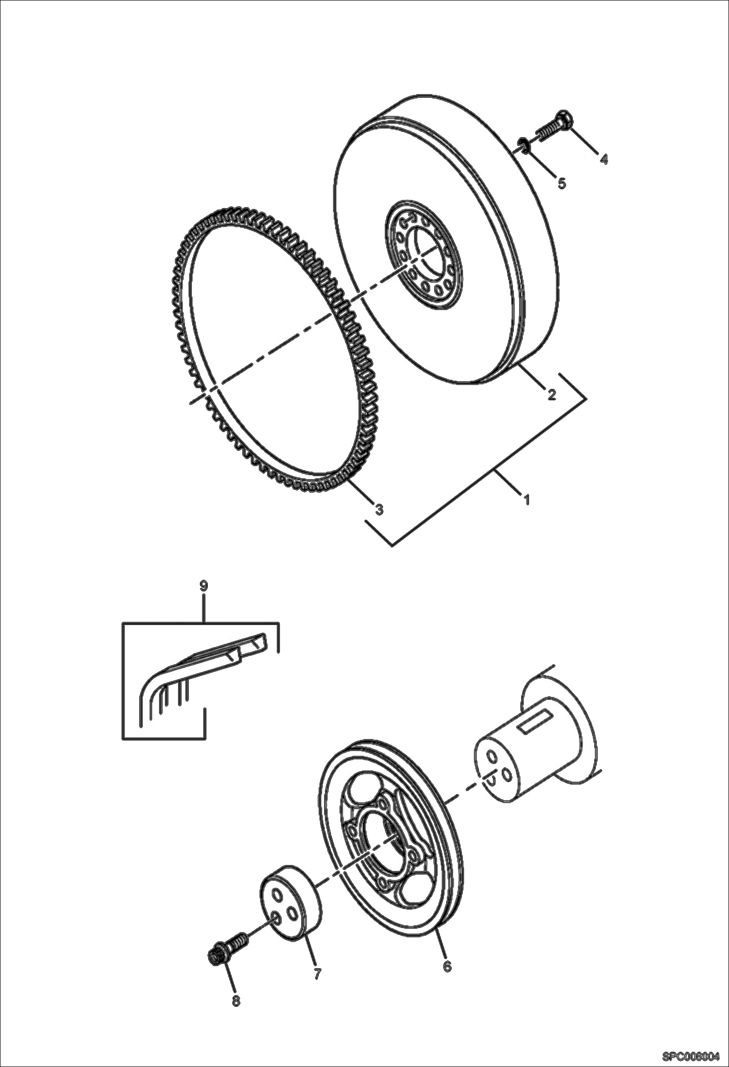 МАХОВИК И ПРИВОДНОЙ ШКИВ