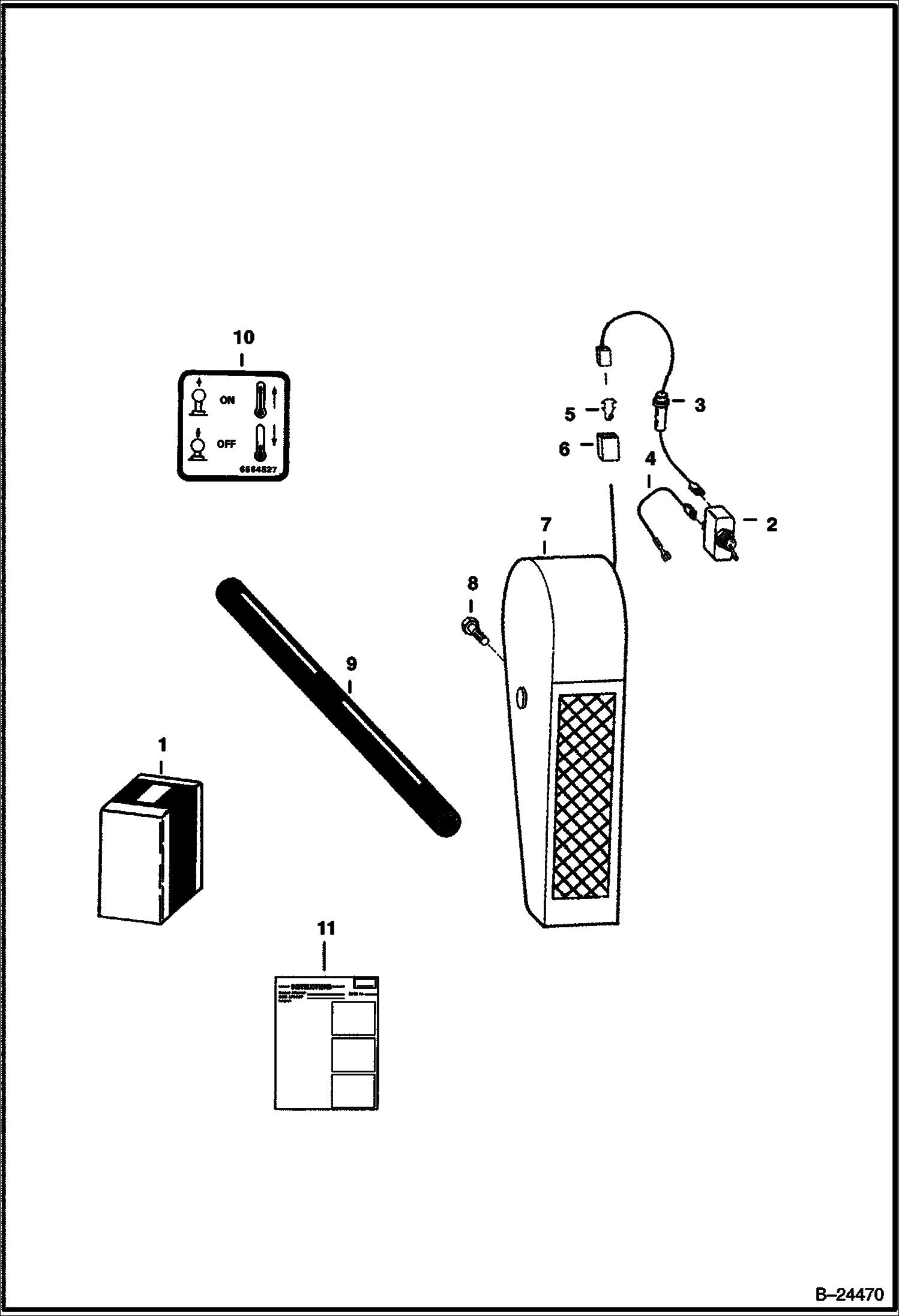 КОПЛЕКТ ОБОГРЕВАТЕЛЯ (PERRIN)