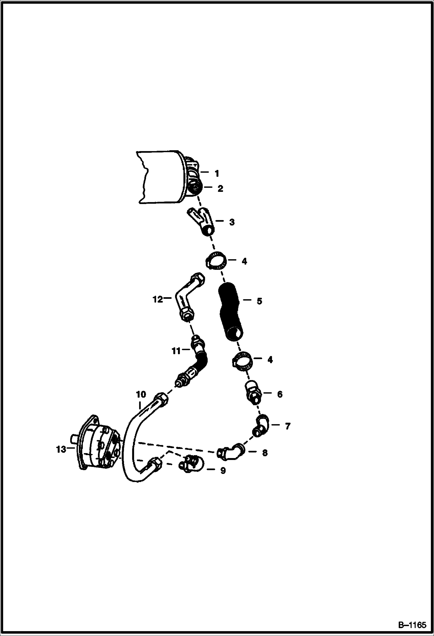 СХЕМА ГИДРОПРИВОДНОГО НАСОСА DEUTZ - СЕРИЙНЫЙ НОМЕР 61849 И ВЫШЕ