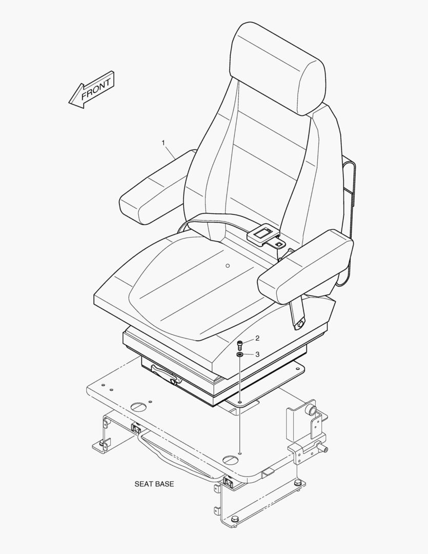 1530 SEAT MOUNTING [5001~7051]
