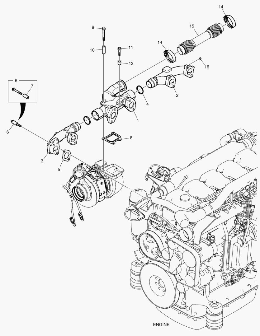 Спецтехника G011-190 EXHAUST MANIFOLD - главное фото