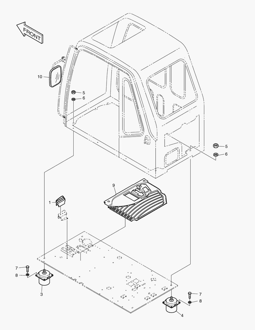 УСТАНОВКА КАБИНЫ