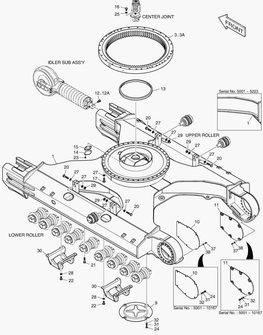 РАМА ГУСЕНИЦЫ