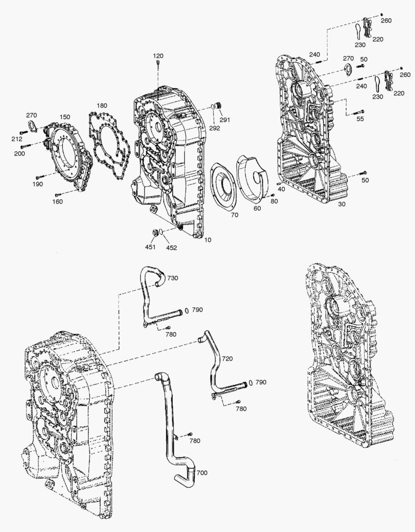 КОРПУС КОРОБКИ ПЕРЕДАЧ-ТРАНСМИССИЯ(3)