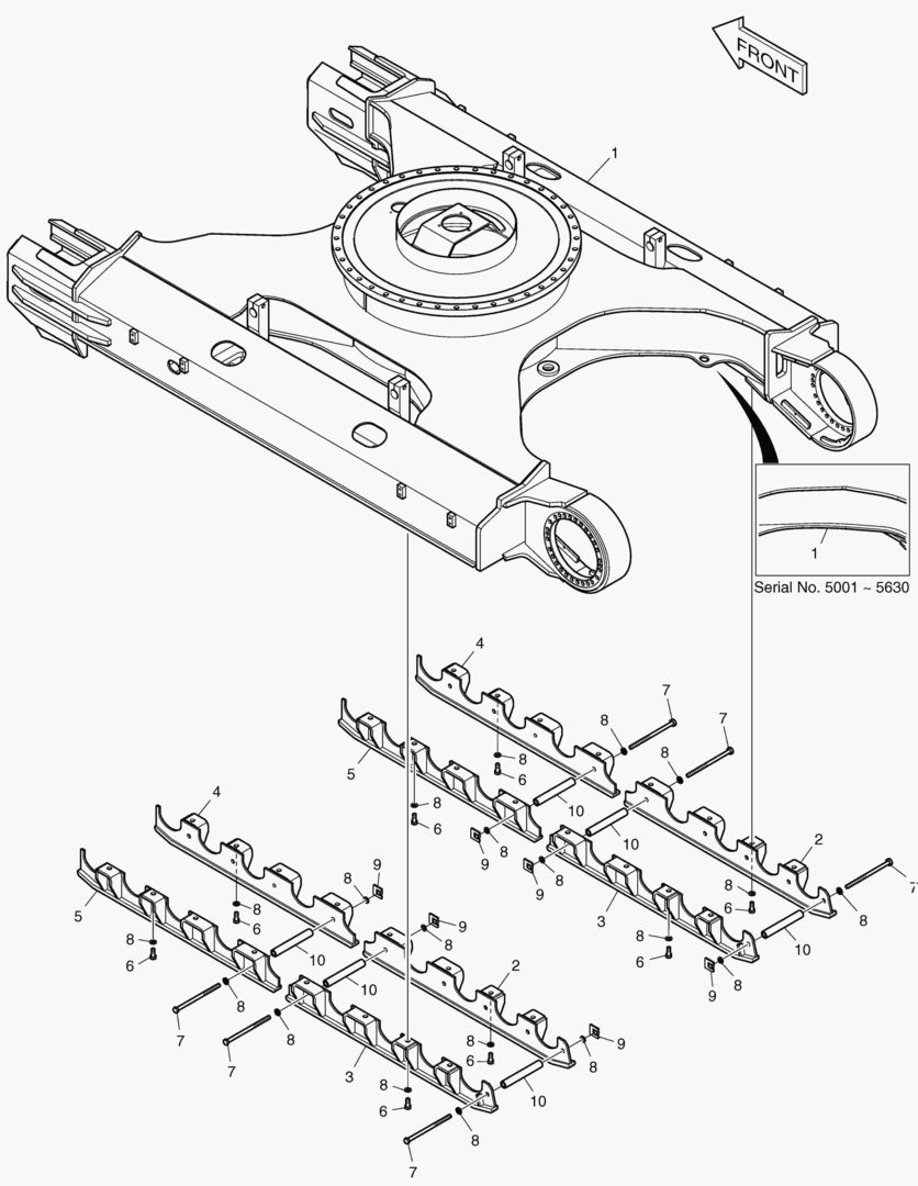 6260 TRACK FRAME(3m) - FULL GUARD [5001~6601]