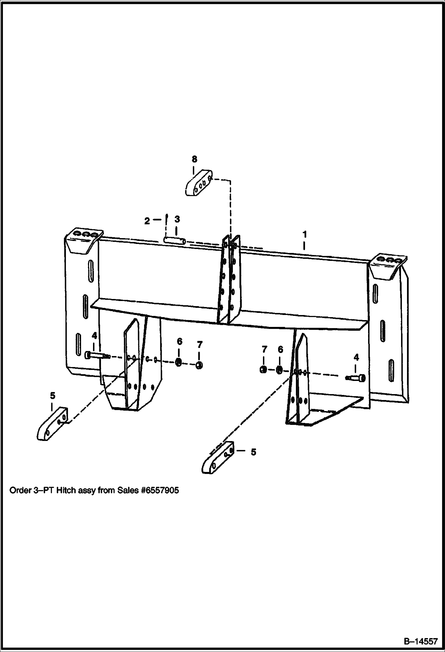 3 ТОЧКИ КРЕПЛЕНИЯ СЦЕПНОГО УСТРОЙСТВА (500 СЕРИИ)