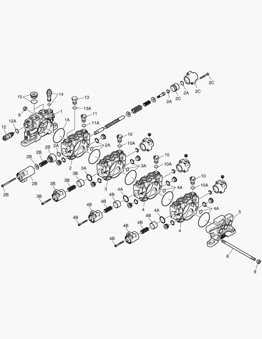 РЕГУЛИРУЮЩИЙ КЛАПАН - 4 КАТУШКИ