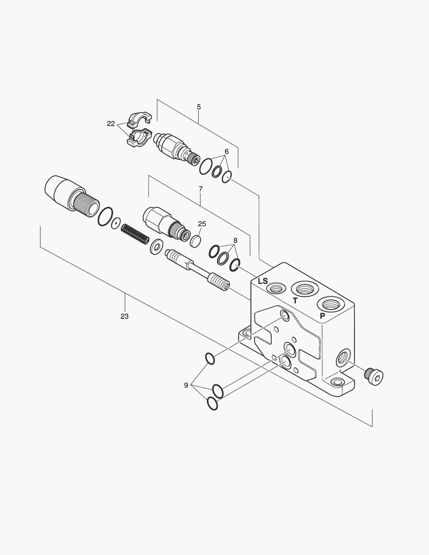ВХОДНЫЙ БЛОК - РЕГУЛИРУЮЩИЙ КЛАПАН