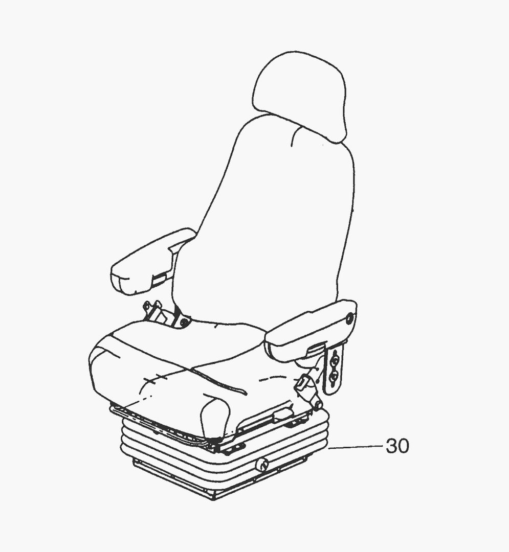Спецтехника G500-30 DRIVER`S SEAT - главное фото