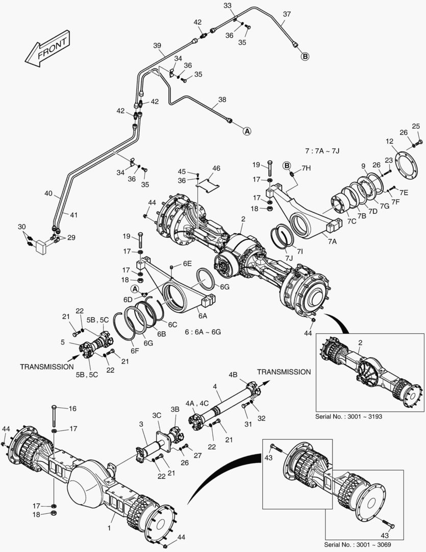 1140 AXLE & DRIVE SHAFT