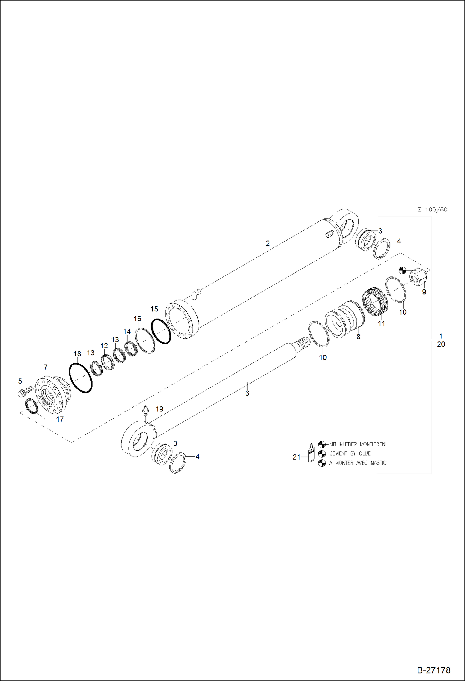 ГИДРОЦИЛИНДР ШАРНИРНОЕ СОЕДИНЕНИЕ