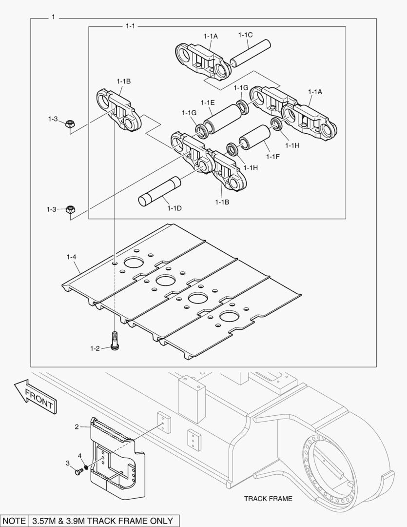 БАШМАК ГУСЕНИЦЫ - 600G(ДВОЙНОЙ ГРУНТОЗАЦЕП)