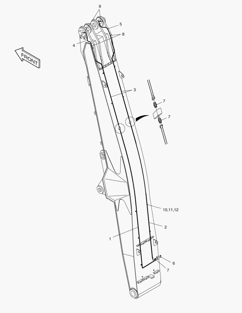 ТРУБОПРОВОД СМАЗОЧНОЙ СИСТЕМЫ