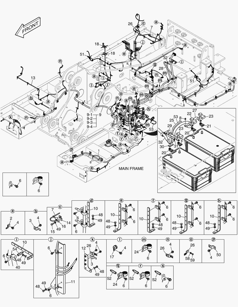 ЭЛЕКТРИЧЕСКИЕ ЗАПЧАСТИ - ЖГУТ ПРОВОДКИ