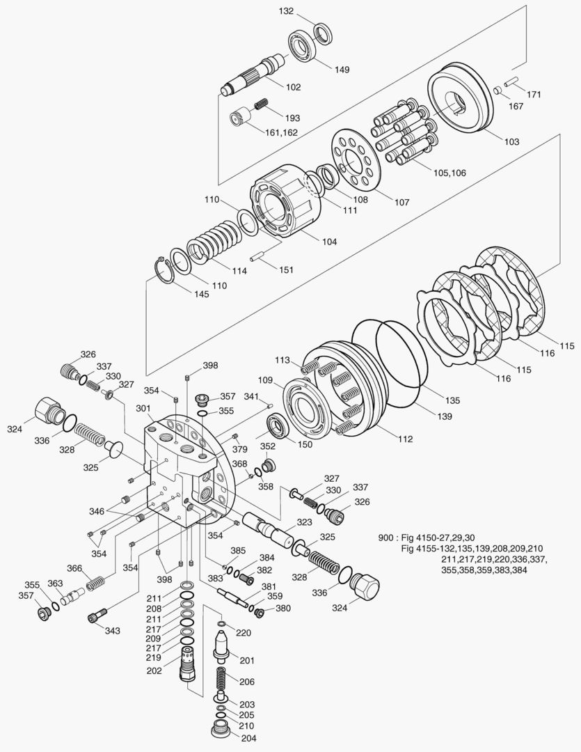 Спецтехника 4155 TRAVEL MOTOR [111~2208]
